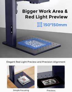GWEIKE G2 Max 50W Fiber Laser Engraver – High Precision Metal Cutter