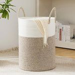 YOUDENOVA Jute Rope Laundry Hamper 