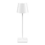 Howskys White Cordless Table Lamp,5