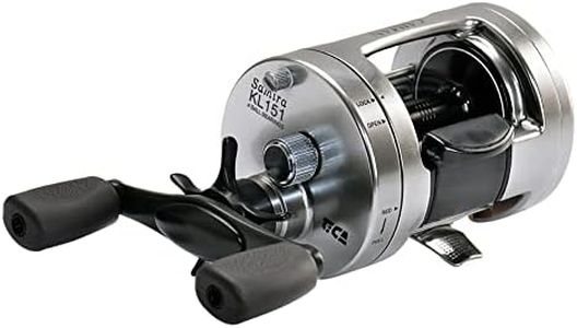TICA Samira Kokanee KL Series Bait Casting Reels, Unisex-Adult, Kokanee Baitcasting Reel, KL151, Silver, KL151