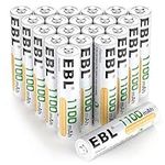 EBL 20 Pack AAA Rechargeable Batter