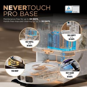 Shark PowerDetect Robot Vacuum Mop – White