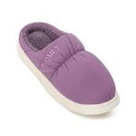 CASSIEY Winter Slippers for Women's And Girl's Home Indoor Outdoor Warm Thick Sole Warm Cotton Slipper | Fur Slipper For Women- Purple