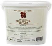 Mystic Moments | Shea Butter Refined Butter 5Kg - Pure & Natural Cosmetic Butters Vegan GMO Free, packaging may vary