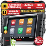 Autel MaxiPRO MP808BT PRO, 2024 Newest 2-Year Update (C$950 Valued), ECU Coding as MS906 PRO/ MS906BT, Bidirectional Scan Tool, 31+ Service, OE Full Diagnose, Level up from MP808S, FCA SGW, 11.0 OS