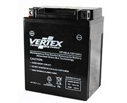 My Moto Parts 712149P Vertex VP14A-4 Sealed AGM Motorcycle/Powersport Battery, 12V, 12Ah, Replaces: CB14-A2/B2, YB14-A2 for Motorcycle, ATV's, Personal Watercraft and Snowmobiles, 13.5 x 9.1 x 16.6cm