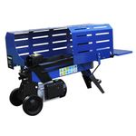 Log Splitter 7 Ton Hydraulic 3L Electric 2200 Watt Motor Wood Timber Cutter Axe 2 Blades Duoblade | 520mm Max Log Length