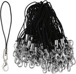 Lobster Clasp Phone Lanyard, Pack of 50, Key Fob, Wrist lanyard, Mobile Phone Charm Cord for Pendants, for DIY Cellphone Lanyard, Keyring Hand Wrist Strap or Other Handmade Making Accessories