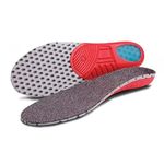 Healix Care Soft Shell Insoles | Lightweight | Shock Absorbing Gel Heel Plug