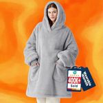 Bedsure Wearable Blanket Hoodie Wom