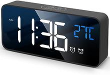 【2024 Upgraded】Digital Alarm Clock 