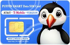 Spectrum Smart Data Only SIM Card - on ATT, T-Mobile, Verizon Networks for Security Cameras, Hunting Cameras, WiFi Hotspots - No Voice, No SMS