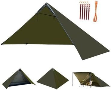 Onewind Ultralight Shelter, Single Shelter Tent, Emergency Survival Shelter, Bushcraft Shelter, Rainproof, Windproof for Camping, Hiking and Backpacking, OD Green