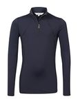 LeMieux Young Rider Base Layer Top - My Long Sleeve Athletic Thermal Shirts - Equestrian Apparel & Gear for Horseback Riding (Indigo/13-14 Years)