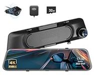 COOLCRAZY C8 12" 4K Mirror Dash Cam