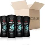 AXE Men's Body Wash for long lasting freshness Apollo shower gel with 100% plant based moisturizers and no parabens 473 ml pack of 4