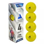 JOOLA Primo Pickleball Balls - 4 Pack of 3 Star Tournament Hybrid Indoor and Outdoor Pickleball Balls - USAPA Approved - Ideally Weighted and Precision Crafted 40 Hole Design Pickleball Official Size