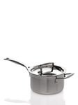 Le Creuset 3-Ply Stainless Steel Saucepan with Lid, 16 x 9.5 cm, Silver, 96200916001000