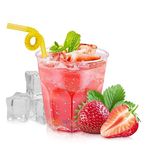 Hejo 40PCS Plastic Glasses, Clear Plastic Cups, 200ml Plastic Tumblers, Plastic Cocktail Glasses, Reusable Party Drinking Glasses for Party, Picnic Family Dinner and BBQ