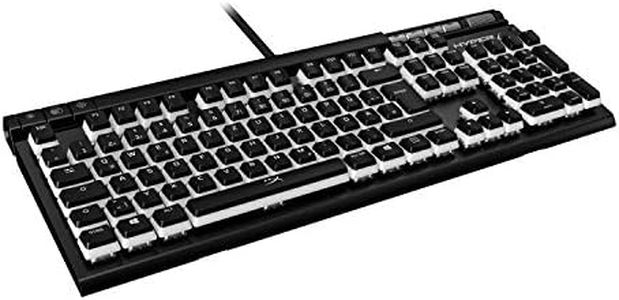 HyperX Pudding Keycaps – Juego completo de teclas – ABS – Disposición alemana – Perfil OEM – Negro