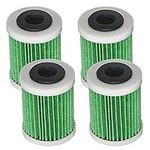 HIFROM (Pack of 4) Fuel Filter Element 6P3-WS24A-01-00 Compatible with Yamaha 150-300HP F150-250 LF150 VF200 VF225 F250 Outboard 4 Stroke 2006 UP