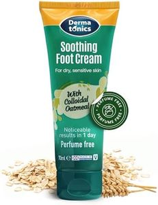Dermatonics Soothing Foot Cream - Rapid Relief for Athlete’s foot, Dermatitis, Dry Skin Conditions with Calming Colloidal Oatmeal, Suitable for Diabetics and is Vegan Friendly, 70 ml