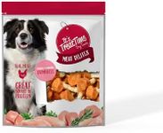 It's Treat Time Meat Delites Chicken and Rawhide Dumbells Dog Treat, 250G, Real Meat, Great Source of Protein, Tartar Control, Suitable for All Dogs