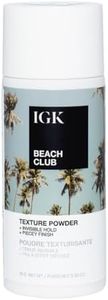 IGK BEACH CLUB Texture Powder | Invisible Volumizing Hair Powder, Instant Grip & Hold, Oil-Absorbing | Vegan + Cruelty-Free | 0.35 oz
