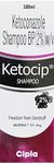 Ketocip Anti-Dandruff Shampoo for Dry Scalp, 2% Ketoconazole, 100ml