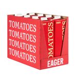 Eager Tomato Juice 100% Pressed, Refreshing Fruit Drink, NFC Not From Concentrate, 1 Litre (Pack of 8)