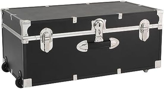 212 Main 30 in. Seward Explorer Trunk with Wheels & Lock Black