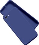 A rtistque Liquid TPU Silicone Matte Shockproof Flexible with Camera Protection Soft Back Cover Case for iPhone 7 / iPhone SE 2020 / iPhone 8 - Blue