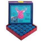 Tweeten Elk Master Billiard Pool Cue Tips - 1 Box - 50 Tips - Choose Your Size (14 mm)