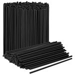 Prestee Plastic Coffee Stirrers, 2000ct, 5.5 inches - Plastic Coffee Straws, Drinks, Coffee Stir Sticks, Cocktail Swizzle Sticks, Disposable Stir Sticks, Drinking Straws for Coffee, Cocktails (Black)