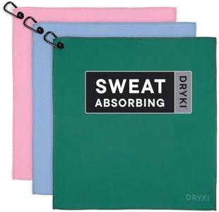 DRYKI Pocket-Sized Sweat Towels - Original Sweat Absorbing Handkerchiefs