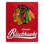 NORTHWEST NHL Chicago Blackhawks Raschel Throw Blanket, 50" x 60", Signature