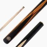 BAIZE MASTER Limited Edition Gold Series 58 Inch ¾ Jointed Professional English Pool Cue 8.5mm with hand-fitted Medium Pro Tip – Polished and finished locally in the UK! (G13)