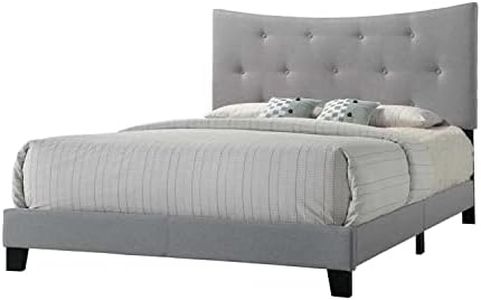ACME Furniture 26360Q Venacha Bed, Queen, Gray Fabric