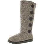 MUK LUKS womens Malena, Stone Lattice, 8 UK