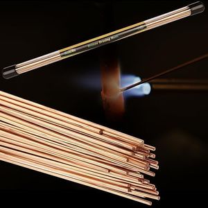 BLUEFIRE 1/2 lb 9pcs Bare Bronze Brazing Rods Low Fume Copper Brazing Alloys Diameter 1/8” Length 14” Solid LFB Sticks for TIG MAPP Propane Torch Gas Welding Brass Carbon Steel Cast Iron Nickel Alloy