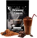 Prosper Magnesium Hot Cocoa - Organic Melatonin & Sugar Free Cocoa - Sleep Aid with Adaptogens - 14 Superfoods, Non Dairy, Keto & vegan Organic Hot Cocoa - Caffeine Free Hot Chocolate- 30 Servings