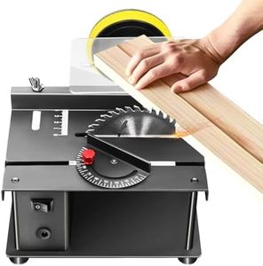 Mini Table Saw for Crafts, Multi-Functional Cutting Bench, 200W 8500RPM Mini Miter Saw,Speed Regulation Cutting Tool Machine (7.48 * 6.3 * 3.94in)