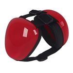 derYEP Dog Earmuffs For Hearing Protection 29dB NRR ear muffs noise protection (Small, Red)