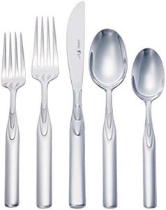 Zwilling J.A. Henckels Rapture 45 Piece Stainless Steel Flatware Set - Lasting Silver Lustre, Monobloc, 22555-345