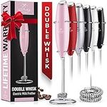 Zulay Double Whisk Milk Frother Han