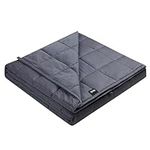 Weighted Blanket, 60" x 80" Cooling Blanket with 100% Cotton, 7 Layers, Premium Glass Beads for Adults - 20lbs - Intexca