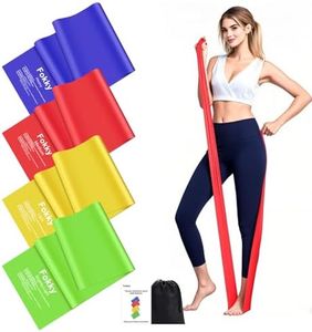 Fokky 2M Resistance Bands, Exercise Band with 4 Different Resistance Levels, Long Resistance Band Women/Men, Resistance Band Ideal for Strength Training, Yoga, Gym, Pilates