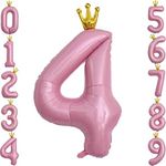 Giant Number 4 Balloons for Birthda