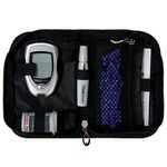 SumacLife Diabetic Organizer Carrying Case Kit (Black)