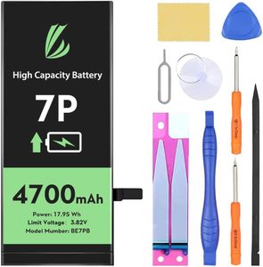 LL TRADER Batería para iPhone 7 Plus, 4700 mAh Alta Capacidad para iPhone 7 Plus Modelo A1784, A1785, A1661 0 Ciclo 2022 Nueva Versión con Kit de Herramientas